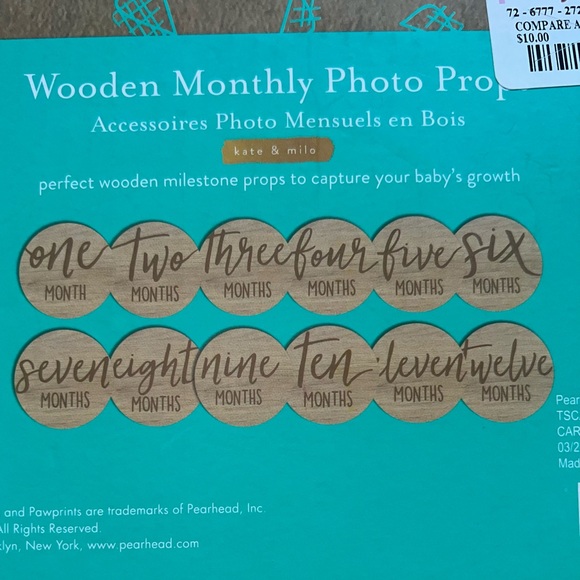 Monthly Milestone Set- Baby first 12 months - Picture 6 of 10